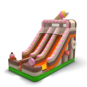 Double inflatable slide...