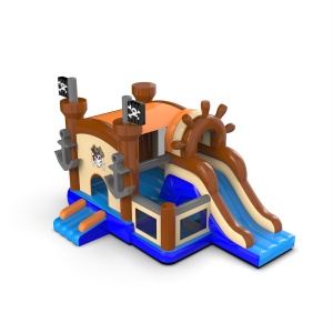 Inflatable castle pirate combo