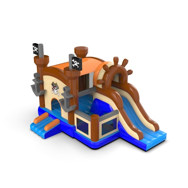 Inflatable castle pirate combo