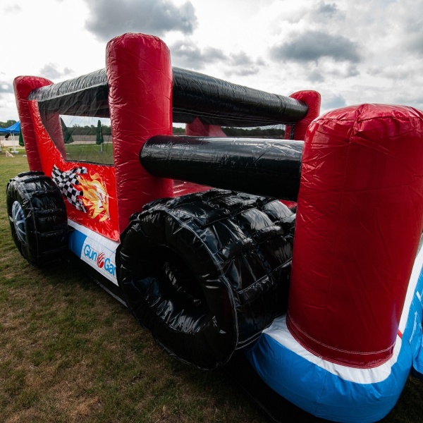 Inflatable Monster Truck - bouncer and dry ball pit