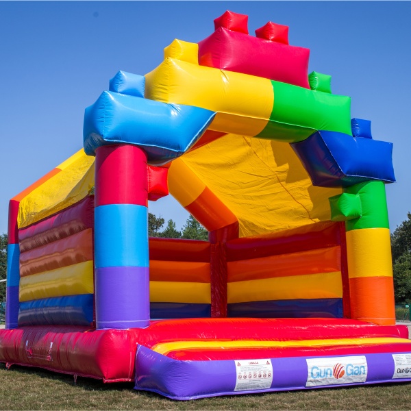 Inflatable castle bouncer Colorful Blocks