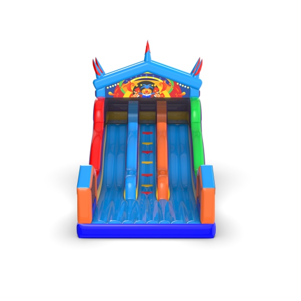 Double open slide in the fairground theme