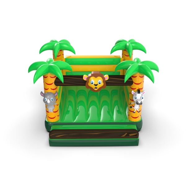 Inflatable bouncer with the jungle theme