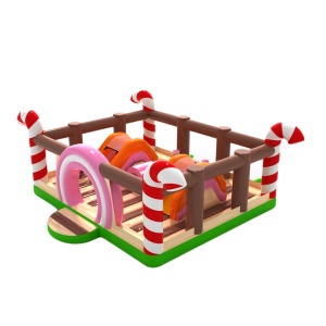 Playground in the theme candy