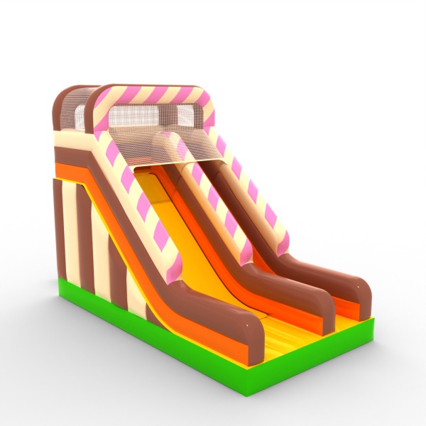 Inflatable slide with theme candy