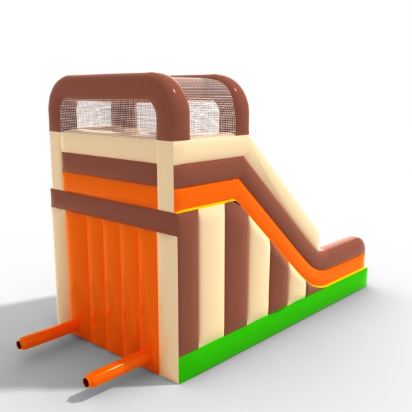 Inflatable slide with theme candy