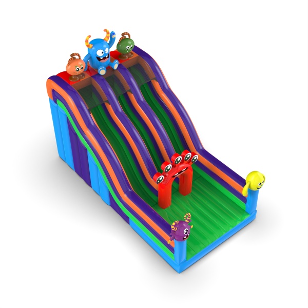 Double open slide in the monster theme