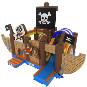 Inflatable playground ship...