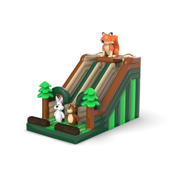 Double slide with theme forest