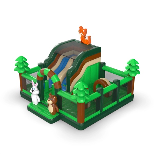 Inflatable playground 6x6 in the forest theme
