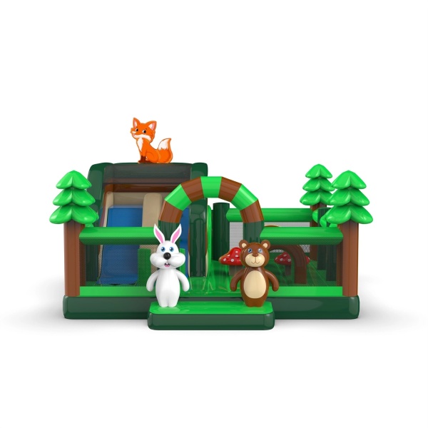 Inflatable playground 6x6 in the forest theme