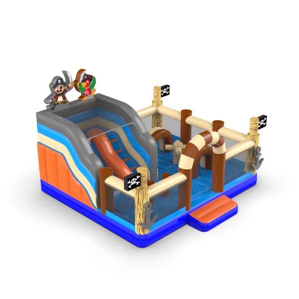 Inflatable playground 6x6 in the pirate theme