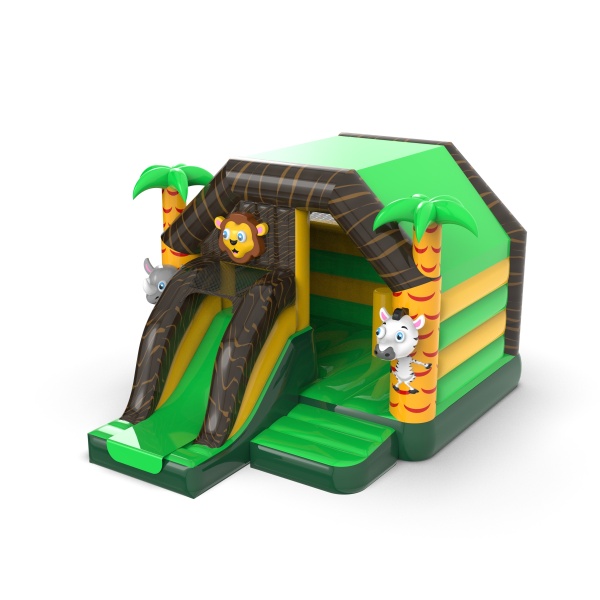 Lion's Cave - inflatable with slide