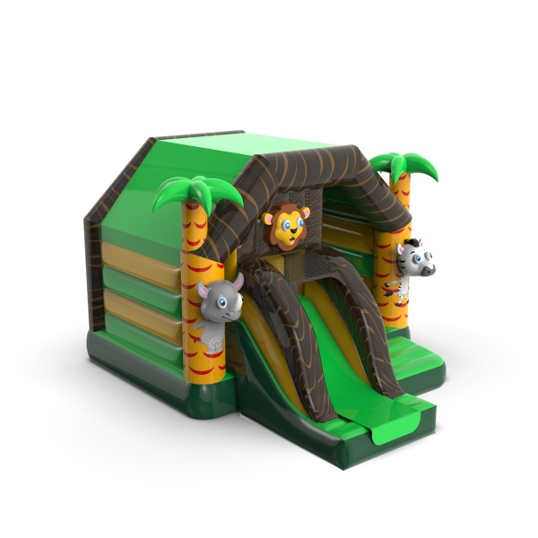 Lion's Cave - inflatable with slide