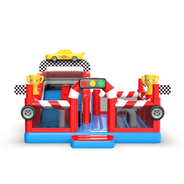 Inflatable playground 6x6 in the car theme