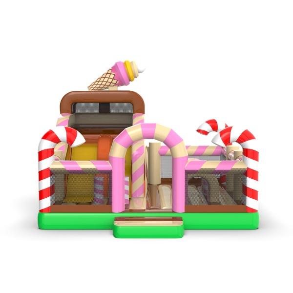 Inflatable playground 6x6 in the candy theme