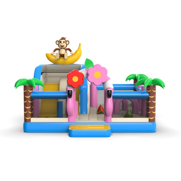Inflatable playground 6x6 in the Hawaiian theme