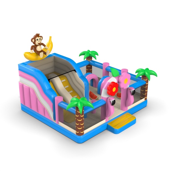 Inflatable playground 6x6 in the Hawaiian theme