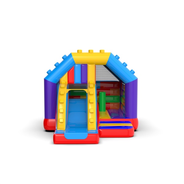 Inflatable block house