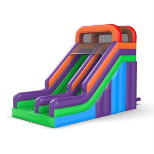 Monster-themed slide with...