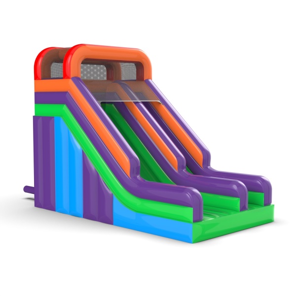 Monster-themed slide with theme inflatable