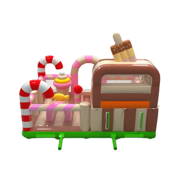 Inflatable playground 8x6 in the candy theme