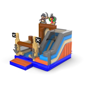 Inflatable with slide -...