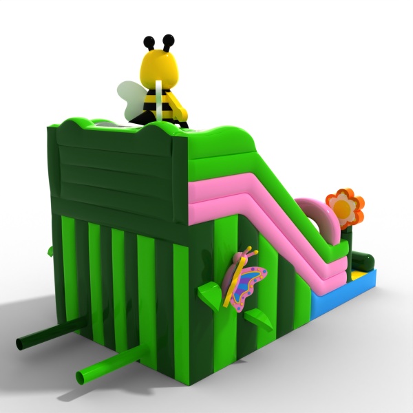 Double slide with theme in a spring theme