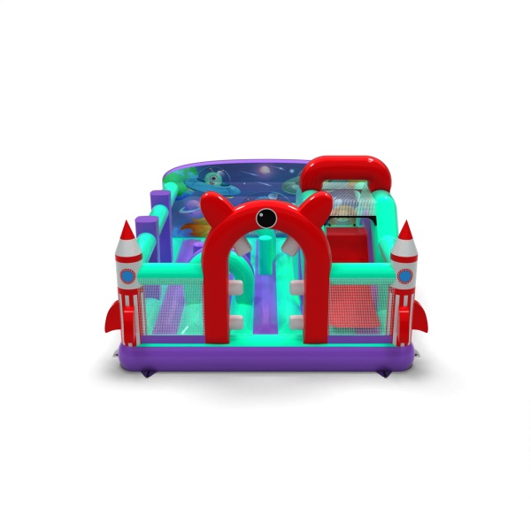 Inflatable playground 6x5 - Space combo theme