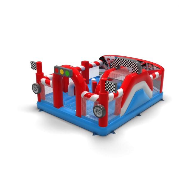 Inflatable playground 6x5 in the car theme