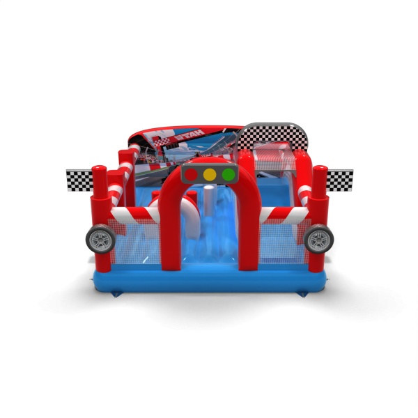 Inflatable playground 6x5 in the car theme