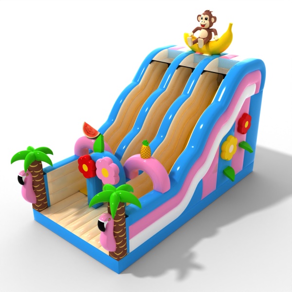 Double open slide with the Hawaiian theme
