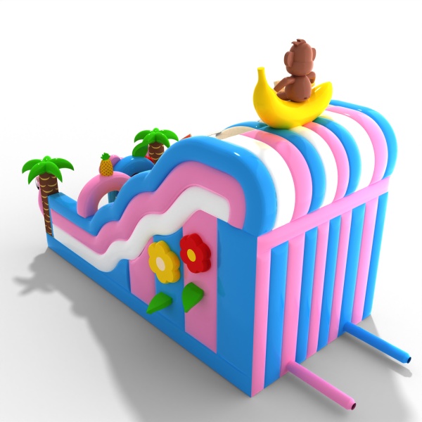 Double open slide with the Hawaiian theme