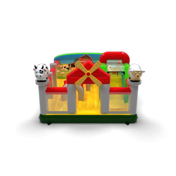 Inflatable playground 6x5 in the farm theme