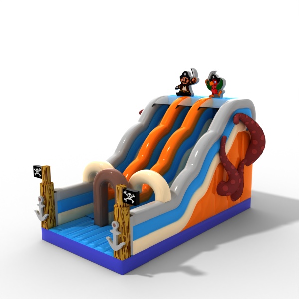 Double open slide with the pirate theme