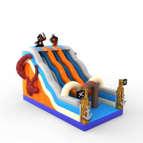 Double open slide with the pirate theme