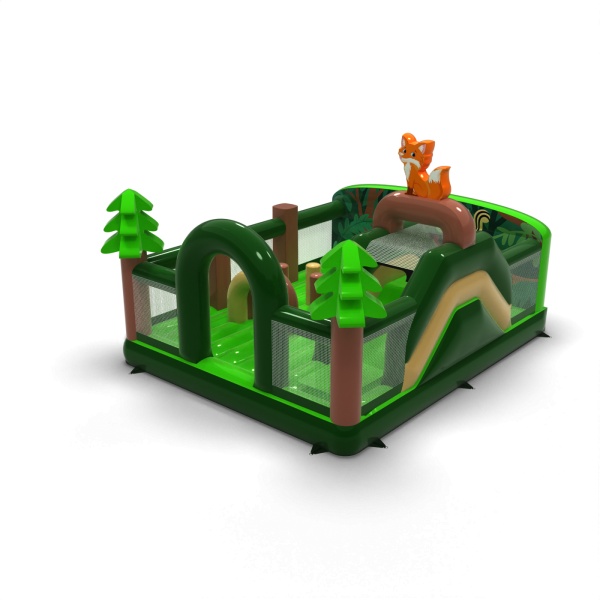 Inflatable playground 6x5 in the forest theme