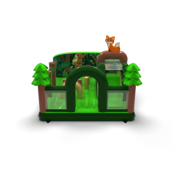 Inflatable playground 6x5 in the forest theme