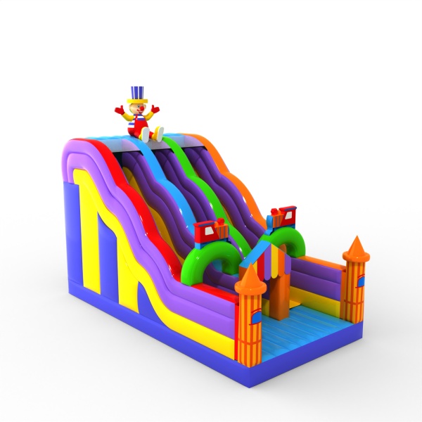Double open slide with the fairground theme