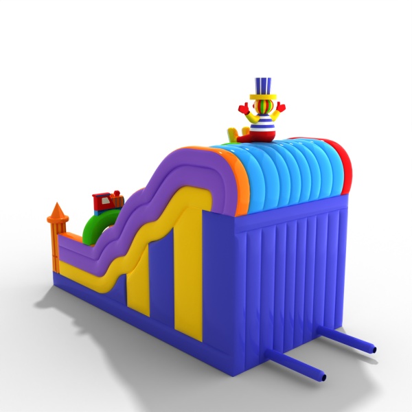 Double open slide with the fairground theme