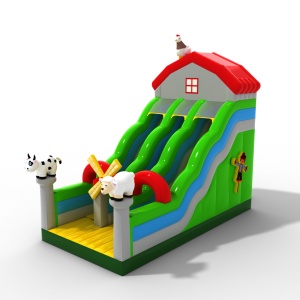 Double open slide with a...