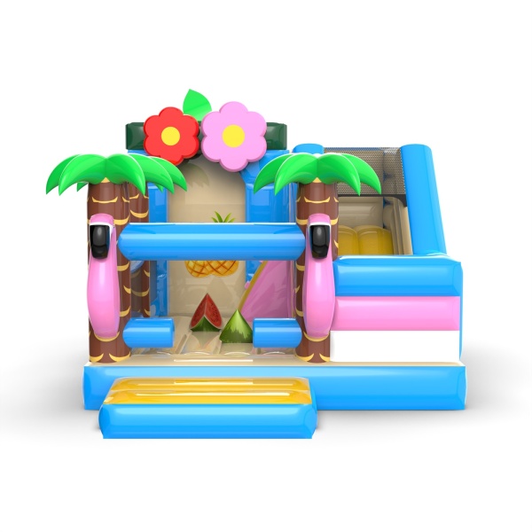Inflatable with slide - Hawaiian combo