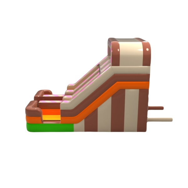 Double inflatable slide with the candy theme mini