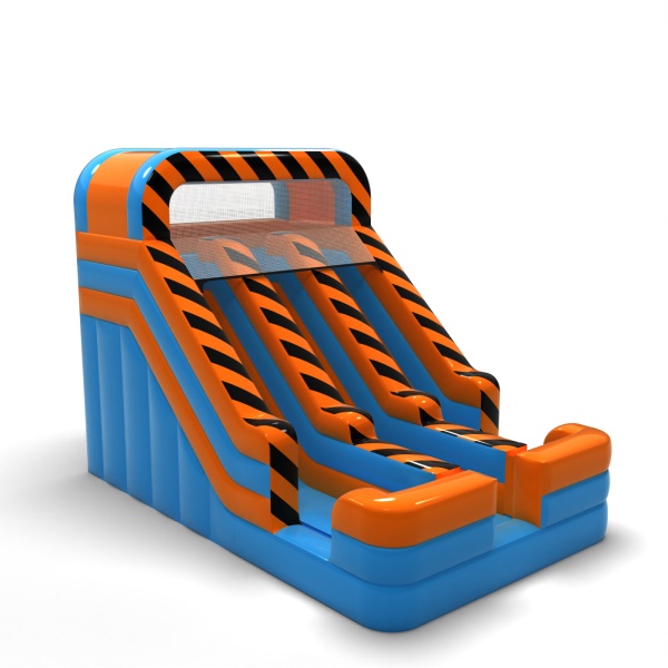Double inflatable slide in the theme Classic mini