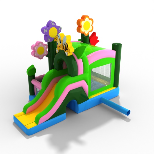 Inflatable castle spring combo