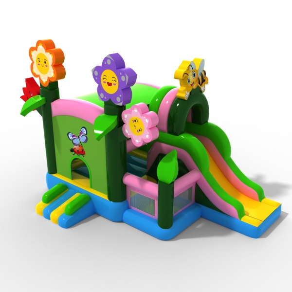 Inflatable castle spring combo