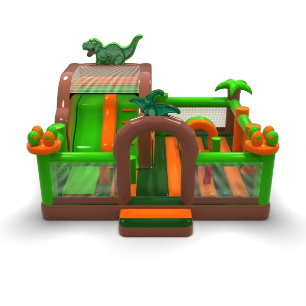 Inflatable playground 6x6 in a dino theme
