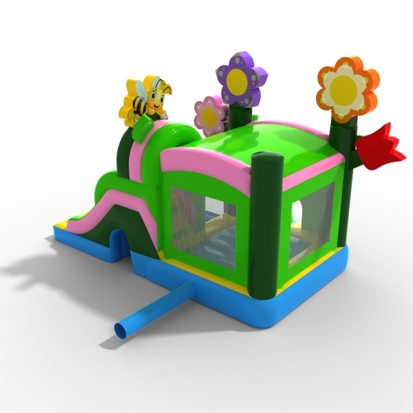 Inflatable castle spring combo