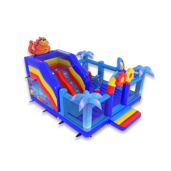 Inflatable playground 6x6 in a magical land theme