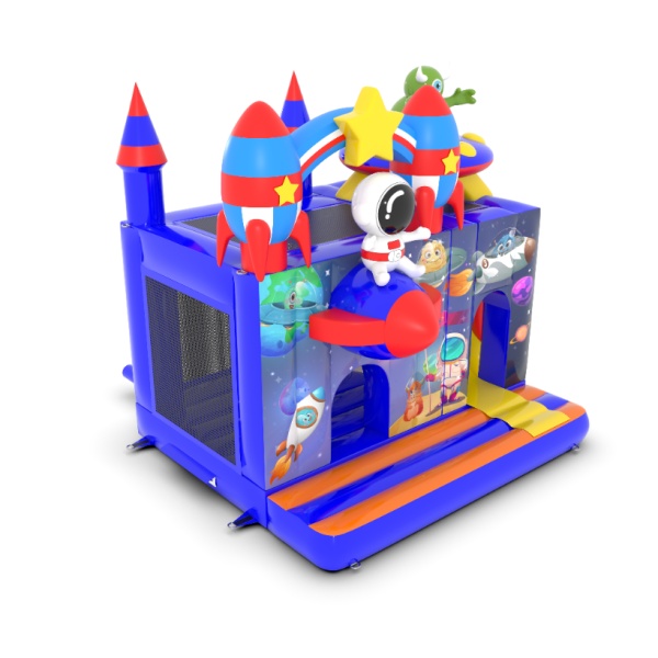 Inflatable castle 4.5x4 in the space theme